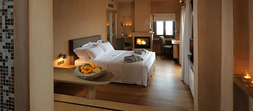 Δωμάτιο 206 - Elegant Σουίτα με τζάκι & θέα