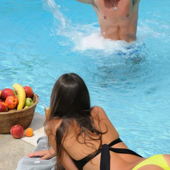 Outdoor pool exclusive to suite 209