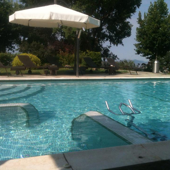 Outdoor pool exclusive to suite 209